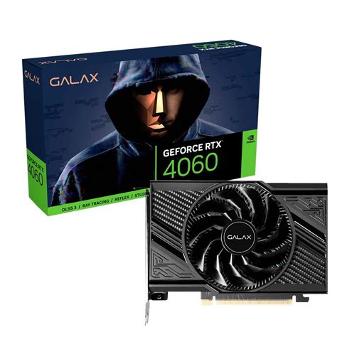 Placa De Vídeo Galax Nvidia Geforce Rtx 4060 8gb 1 Click Oc 2x Gddr6 Dlss Ray Tracing