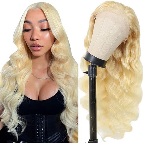 Amazon Alimoonbeam Lace Front Wig Human Hair X Blonde Lace