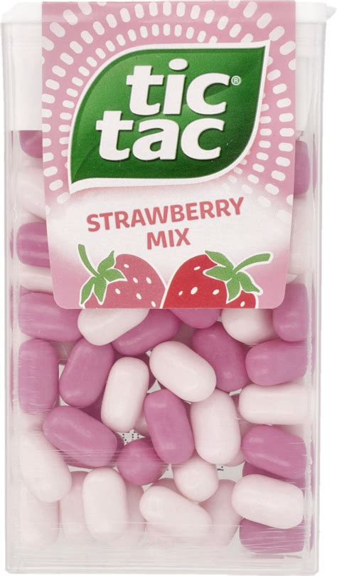 Tic Tac Strawberry Mix Drażetki O Smaku Truskawkowym 49 G Drogeria Rossmann Pl