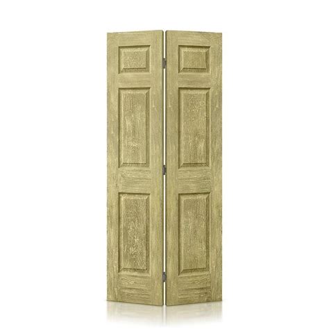 Reviews For CALHOME 30 In X 84 In Antique Gold Stain 6 Panel MDF