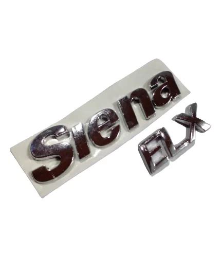 Insignia Emblema Fia Siena Elx Baul Cromado MercadoLibre