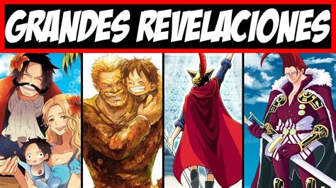 Las Revelaciones M S Impactantes Mostradas En One Piece Youtube