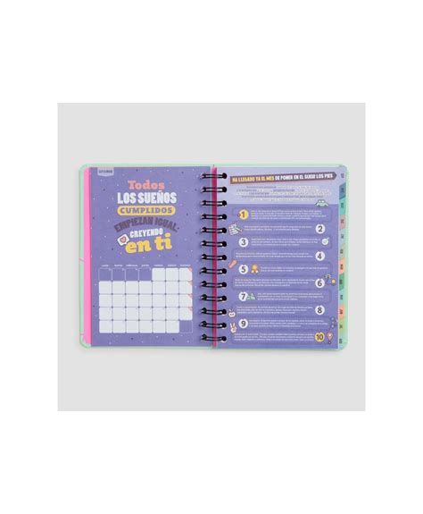 Agenda Wonder pequeña 2023 2024 Semanal Mint Hazlo posible