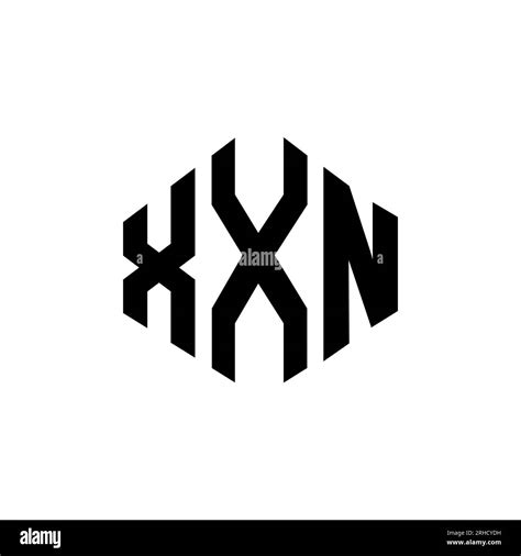 xxn letter logo design  polygon shape xxn polygon  cube shape