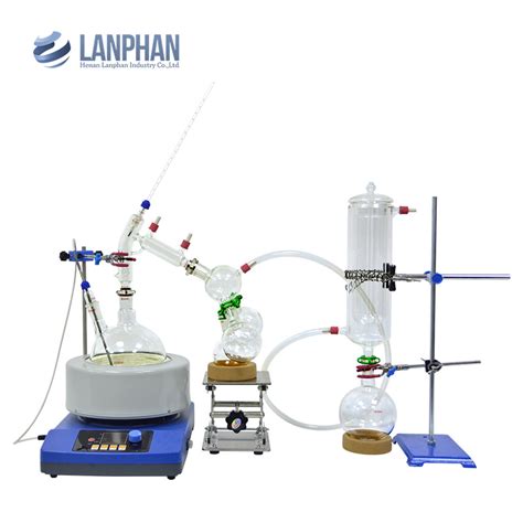 Short Path Distillation Lab Equipment Condenser Molecular Metal Glass ...