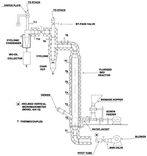 Fluidized Bed Reactor Diagram