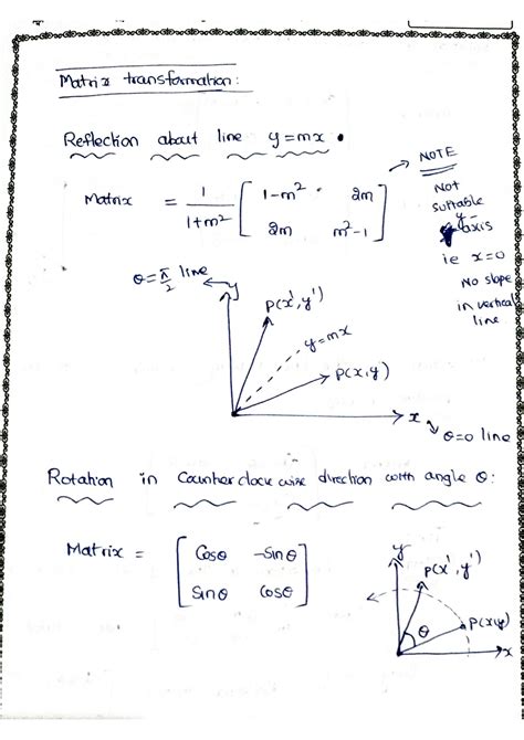 SOLUTION Matrix Transformation Studypool