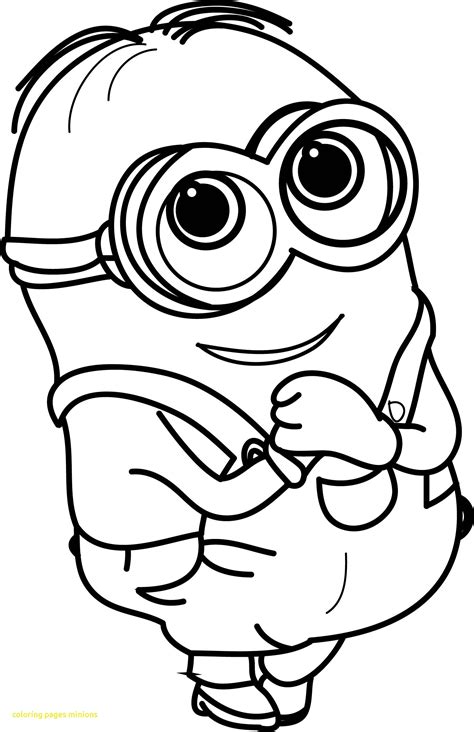 Cute Minion Coloring Pages at GetColorings.com | Free printable