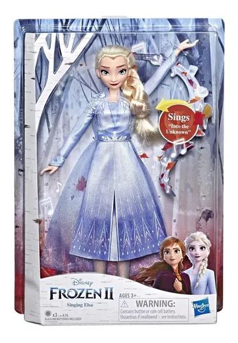 Elsa Frozen Mu Eca Cm Canta En Ingl S Con Luz De Hasbro Cuotas