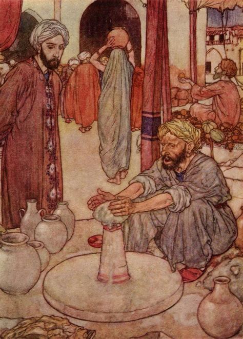 Reproductions D art De Musée Le Rubaiyat Potier de Edmund Dulac 1882