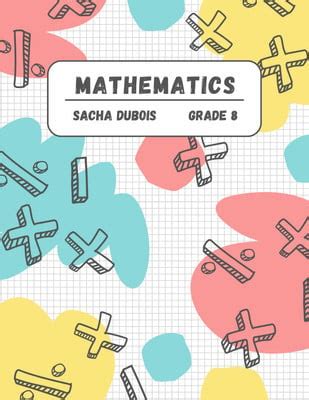 Free Printable Custom Math Notebook Cover Templates Canva