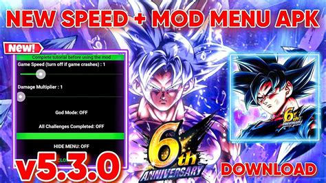 Dragon Ball Legends Mod Menu V Speed Mod Menu No Title Error