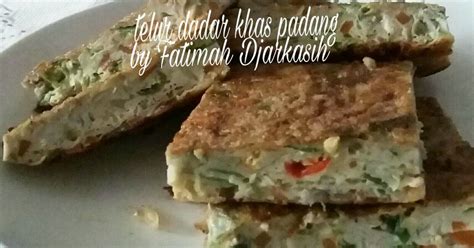 Resep Telur Dadar Khas Padang Oleh Fatimah Djarkasih Cookpad