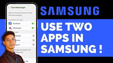 How To Use Two Same App In Samsung Youtube