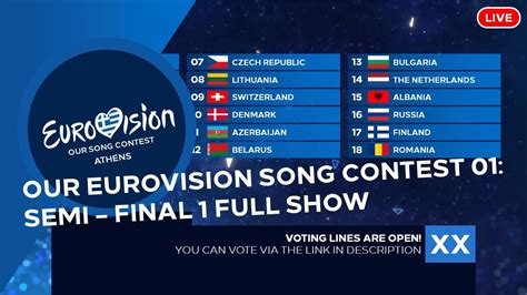 Our Eurovision Song Contest Semi Final Full Show Live