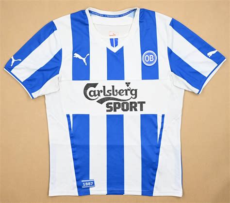 2013 14 ODENSE BOLDKLUB SHIRT L Football Soccer European Clubs