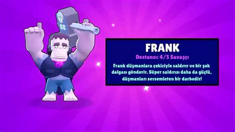 BRAWL STARS TÜM DESTANSILARIN ÇIKMA ANI YENİ FRANK BIBI PİPER