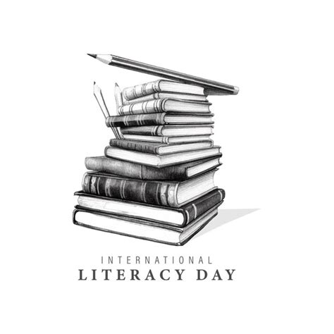 Premium Vector International Literacy Day Vector Illustration