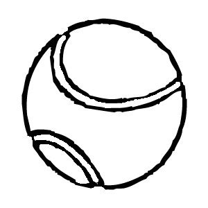 Tennis Ball Drawing - ClipArt Best