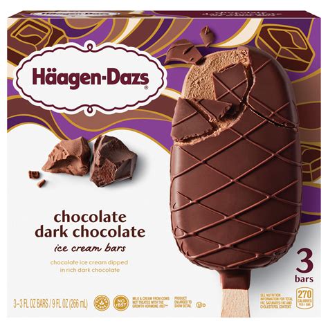 Haagen Dazs Ice Cream Bars Chocolate Dark Chocolate Main