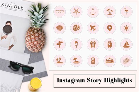 Travel Instagram Story Highlights By North Sea Studio TheHungryJPEG