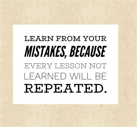 Learning From Your Mistakes Quotes