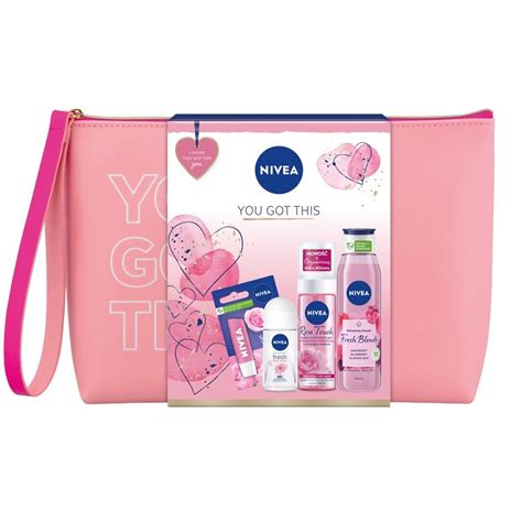 Nivea You Got This Zestaw Fresh Rose Touch Antyperspirant W Kulce 50ml