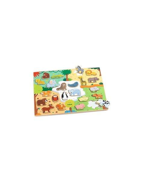 Puzzlo Animo Djeco Puzzle En Bois