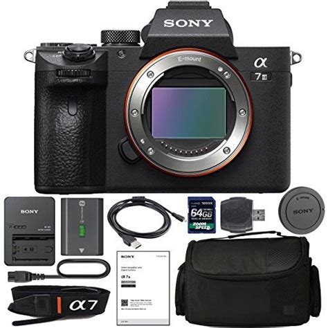 Sony Alpha A7 Iii Mirrorless Camera With Np Fz100 Battery Charger