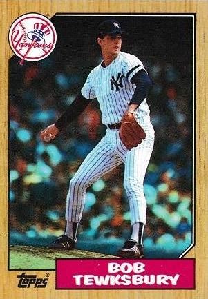 Bob Tewksbury Prices Topps Baseball Cards