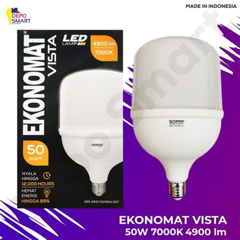 Jual Lampu Led Ekonomat Vista Lm W Putih K Watt W Kapsul