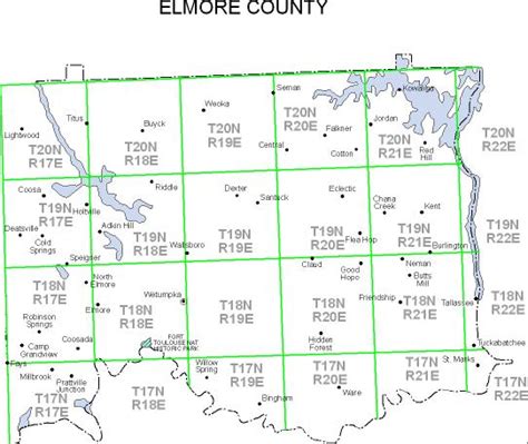 Property Ownership Maps of Elmore County, 1936