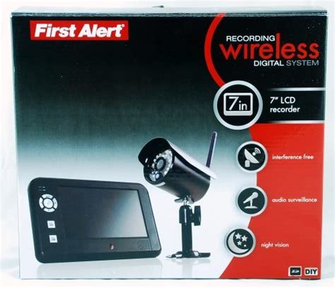 First Alert Dw 700 Indooroutdoor Digital Wireless Camera With 7″ Lcd