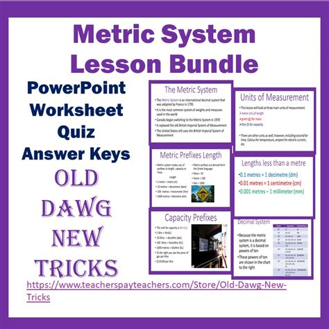 Metric System Lesson Bundle Made By Teachers