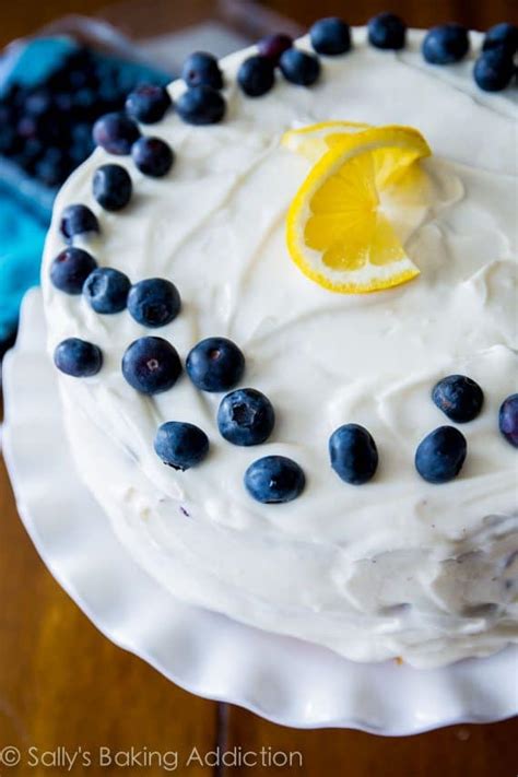 Lemon Blueberry Layer Cake Sallys Baking Addiction