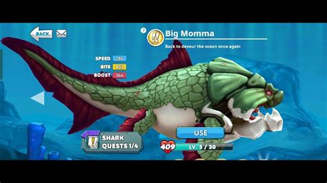 HUNGRY SHARK WORLD BIG MOMMA UNLOCKED GAME PLAY YouTube