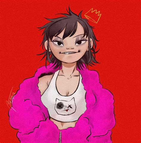 Noodle Gorillaz Fanart By Annamariasart On Deviantart