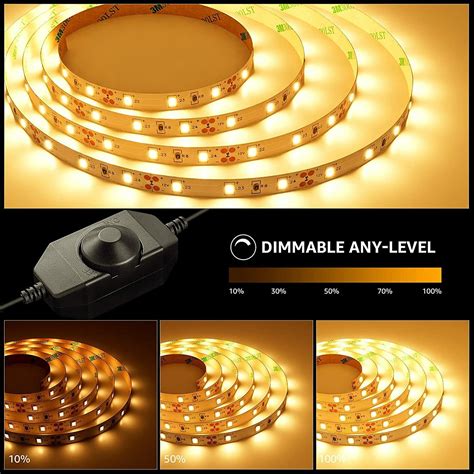 5m 20m LED Stripe Set 2835 SMD Band Leiste Streifen warm kalt weiß