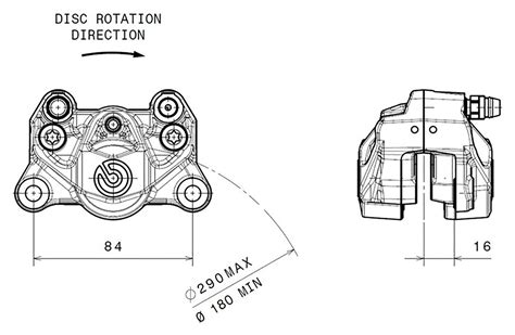 Brembo ZACISK HAMULCOWY BREMBO TYŁ w różnych kolorach