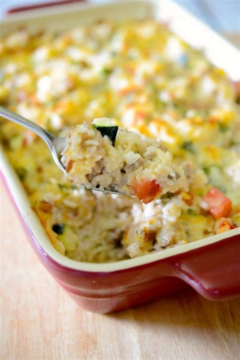 Sausage Zucchini And Rice Casserole