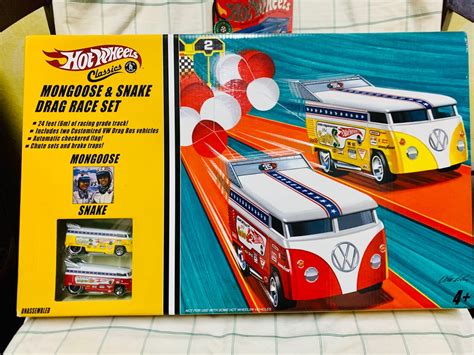 Hot Wheels Drag Race Set Volkswagen Drag Bus, Hobbies & Toys, Toys ...