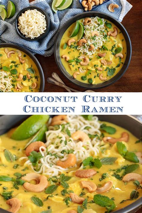 Chicken Coconut Curry Ramen Bowls Artofit