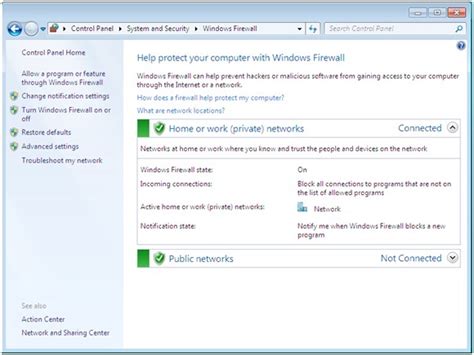 Setting Up A Firewall Windows 7 Basic