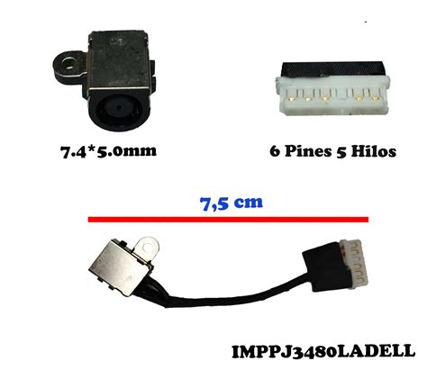 Dc Power Jack Dell Latitude A Serviclic