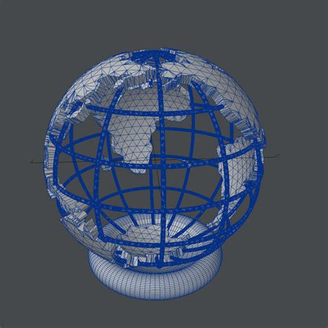 Fichier Stl Globe Imprimé En 3d・modèle Imprimable En 3d à Télécharger・cults