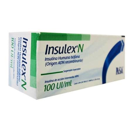 Insulex N Ui Ml Suspensi N Inyectable Con Mpula De Ml Sam S