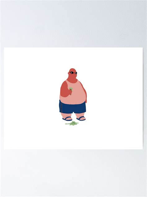 Ice Cream Guy From Lilo And Stitch Poster By Ila Redbubble