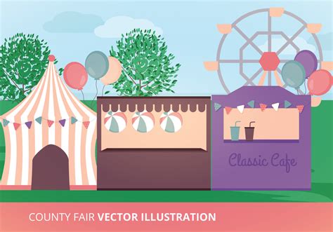 County Fair Vector Illustration - Download Free Vector Art, Stock Graphics & Images