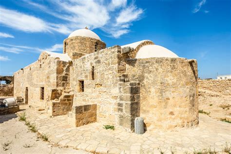 Panagia Odigitria Or Virgin Mary Stone Church Kouklia Village Paphos