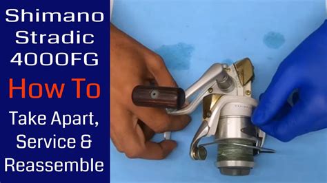 Shimano Stradic 4000FG Fishing Reel How To Take Apart Service And